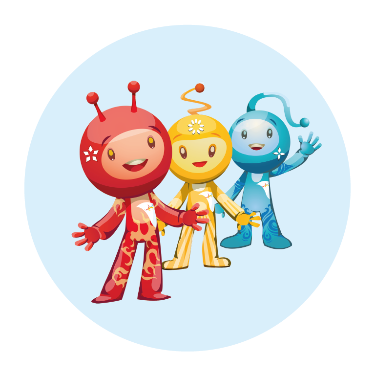 第八屆全港運動會吉祥物港運小精靈_高瑞品牌