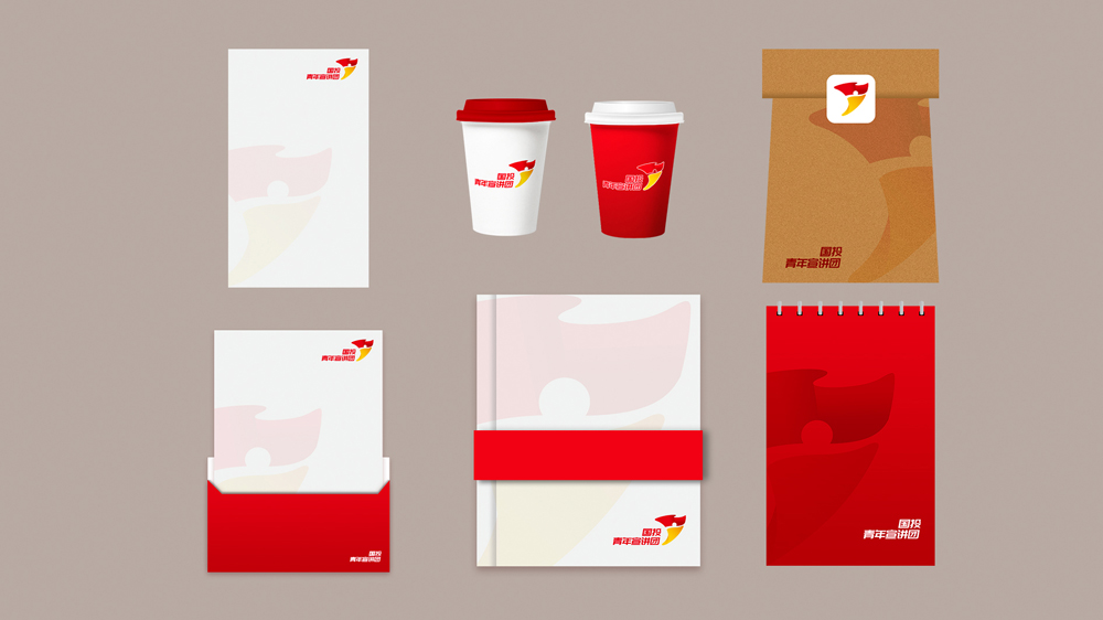 黨建活動LOGO設計應用活動物料_高瑞品牌